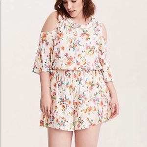 Torrid cold shoulder Romper -NEW w/o tags